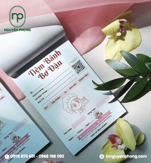 In phiếu xuất nhập kho dành cho các tiệm bánh đẹp, tiện lợi